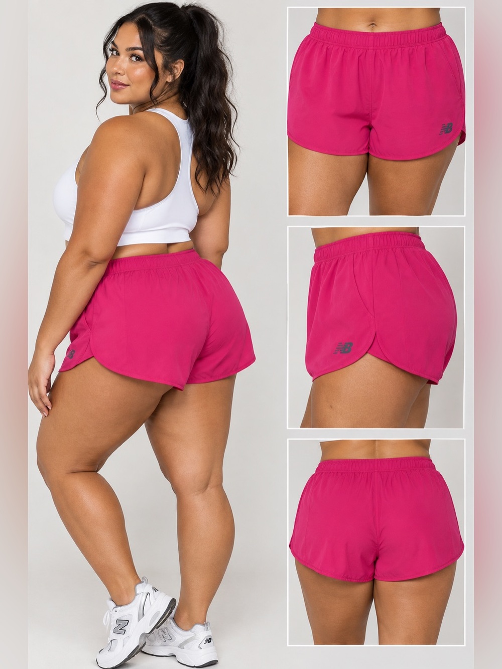 New Balance Hot Pink Women's Athletic Shorts